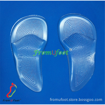 ZRWE01 Flat foot arch support insoles silicone orthotic insoles